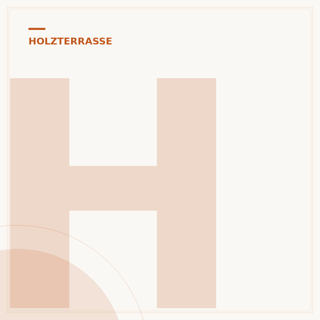 Holzterrasse Gefälle von Haus weg: Richtig planen & umsetzen