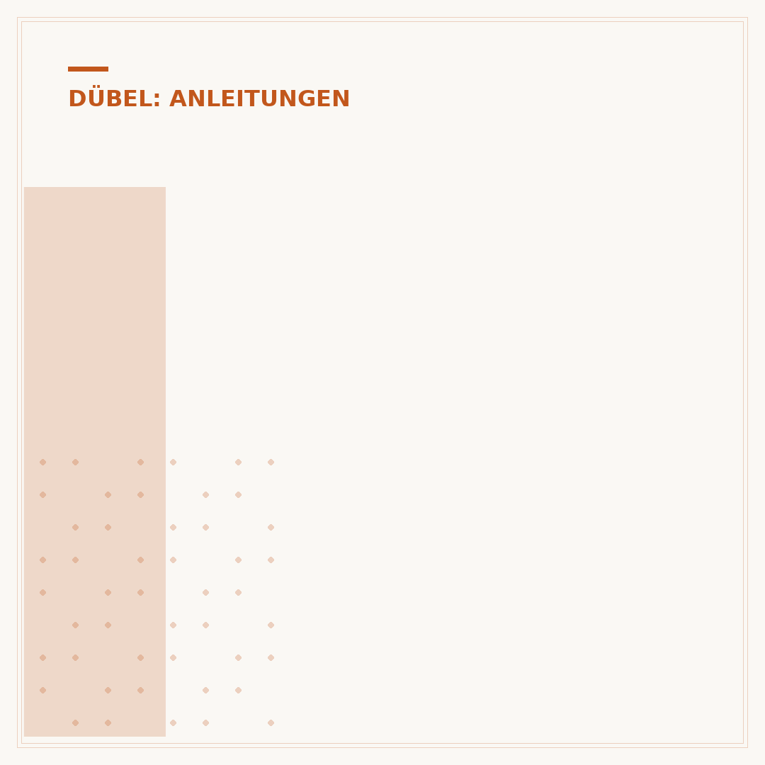 Injektionsmörtel: Siebhülse richtig einsetzen & entfernen