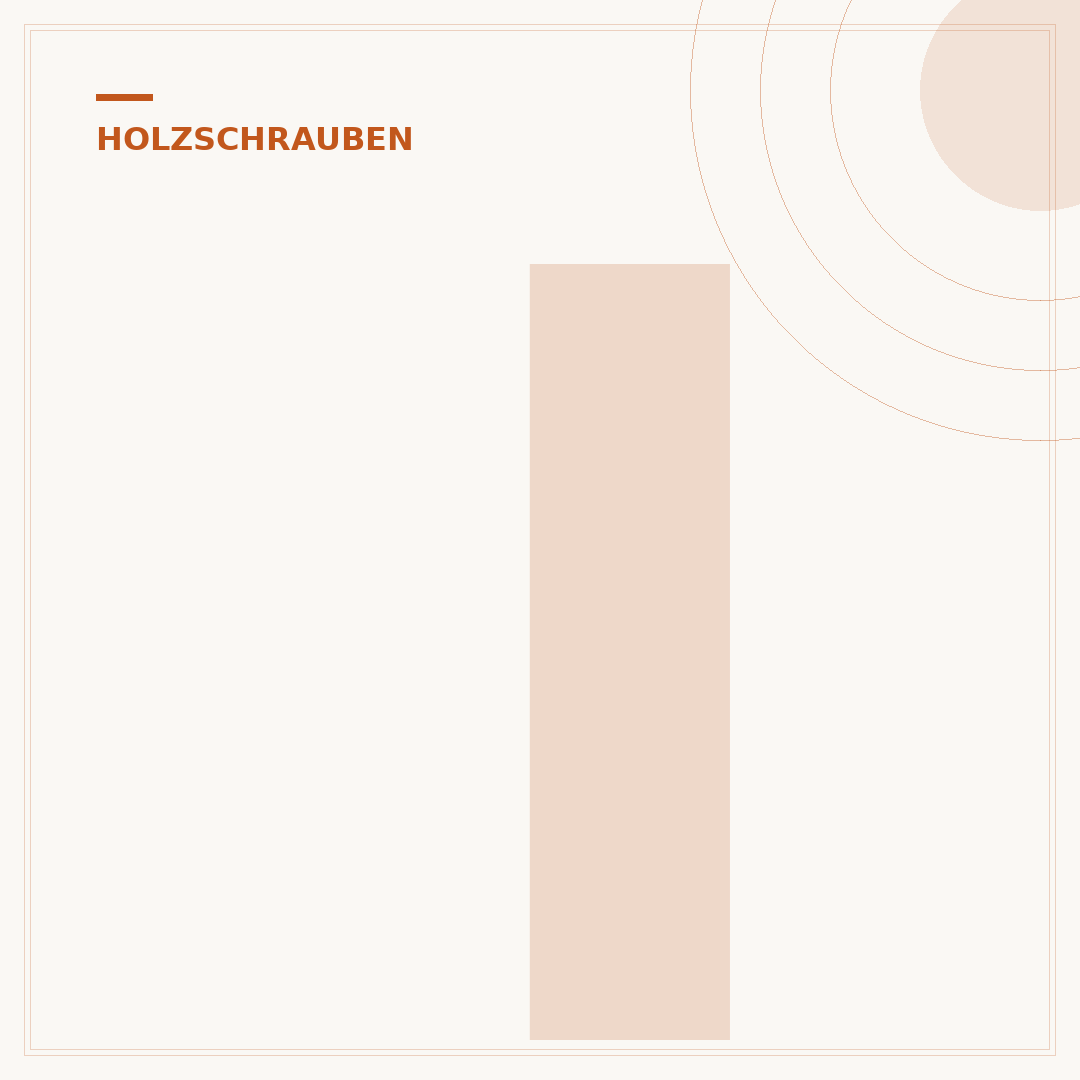 Innensechskant-Holzschrauben