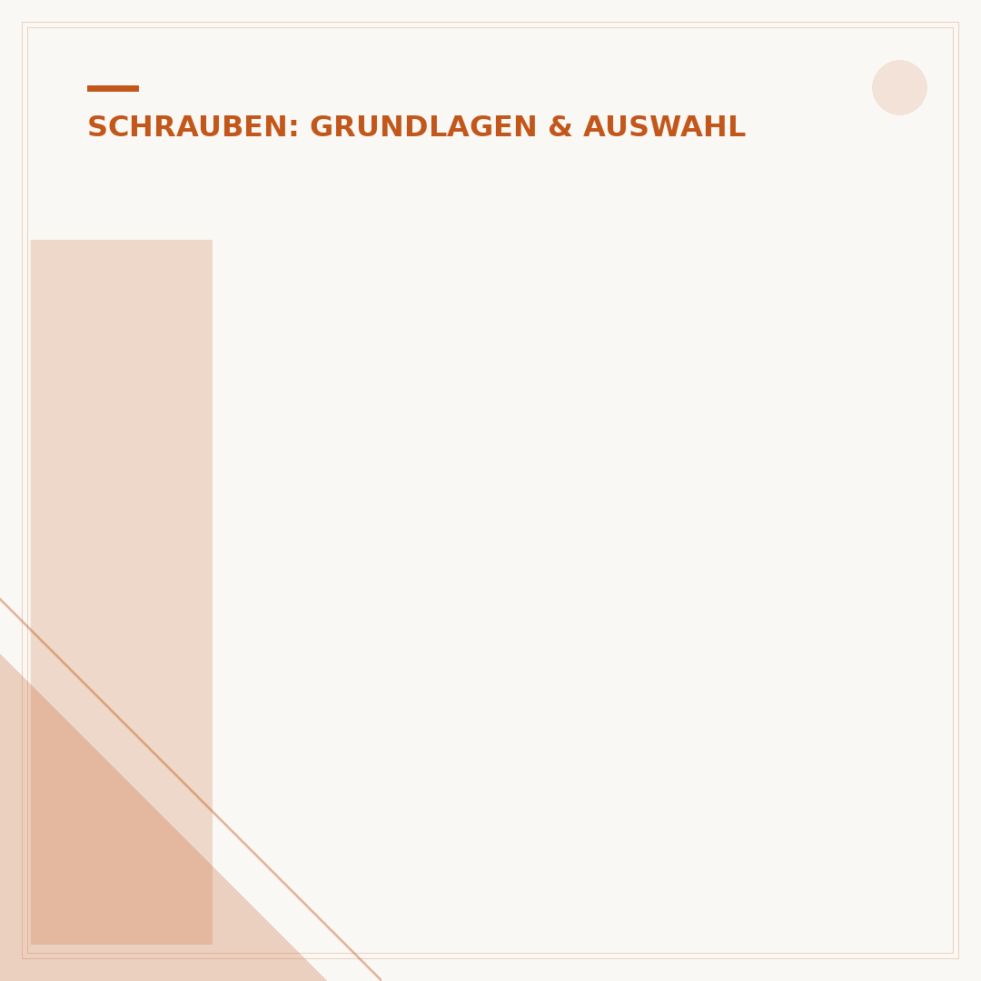 Inox-Schrauben