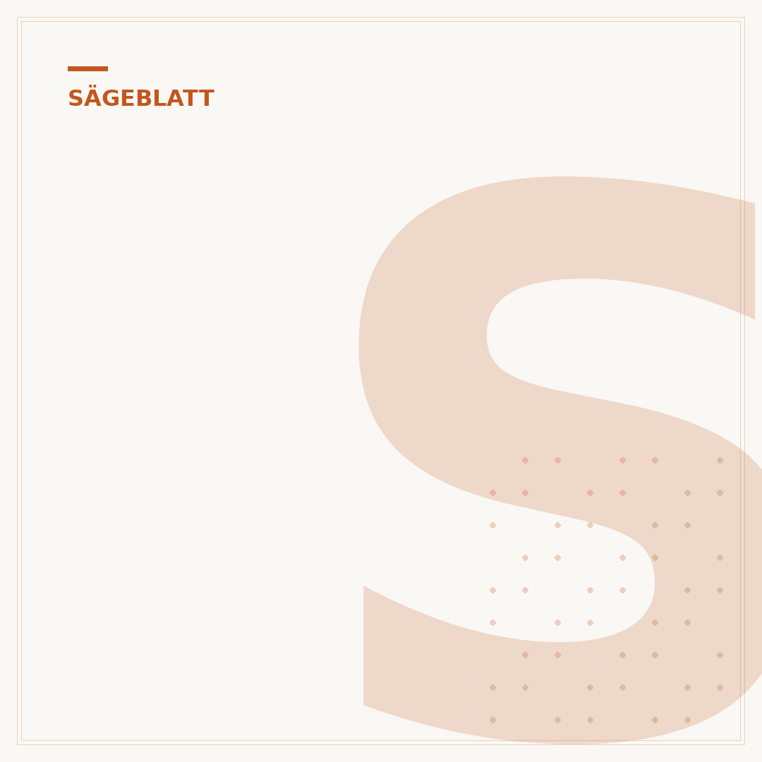 Sägeblatt der Kappsäge