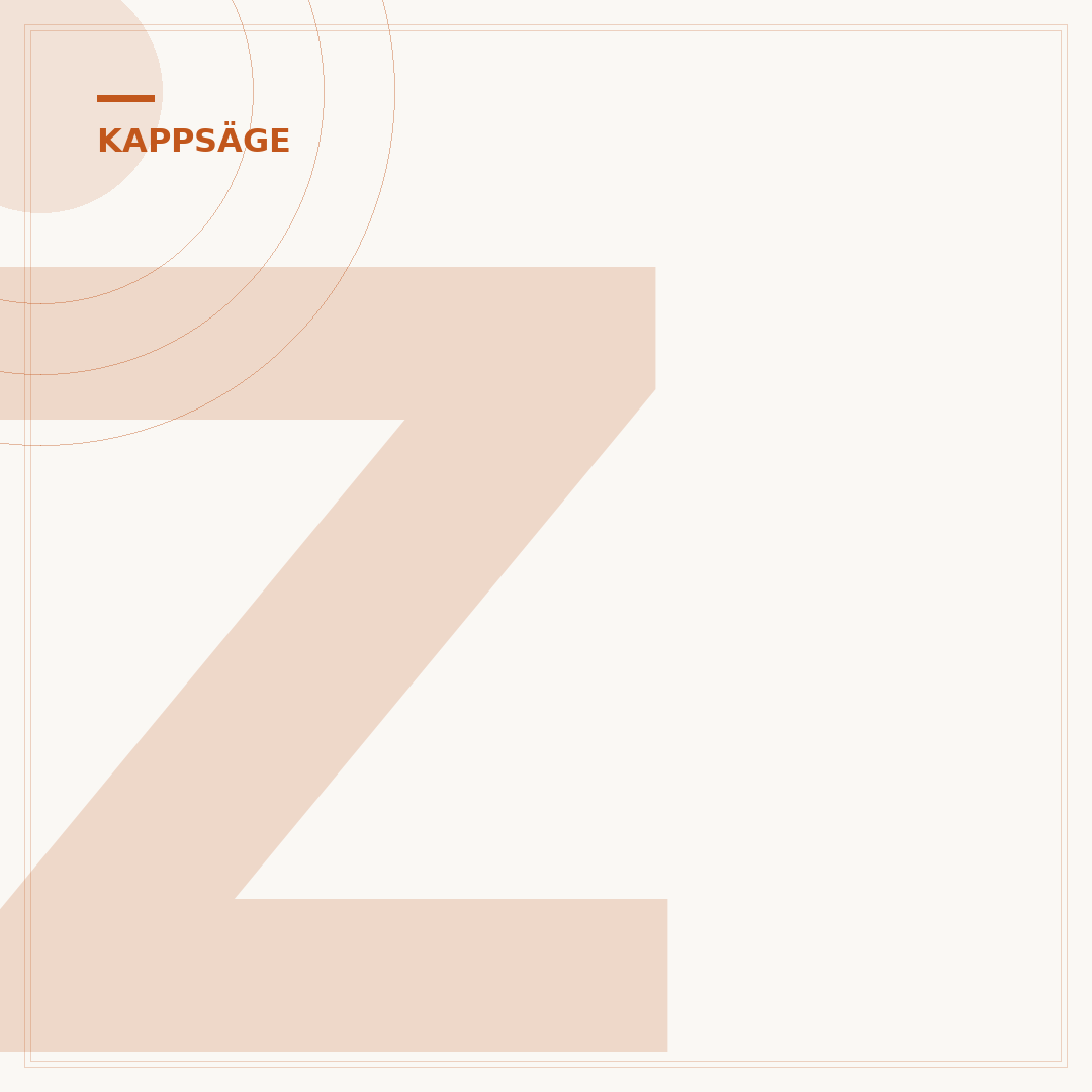 Zugschiene der Kappsäge reinigen