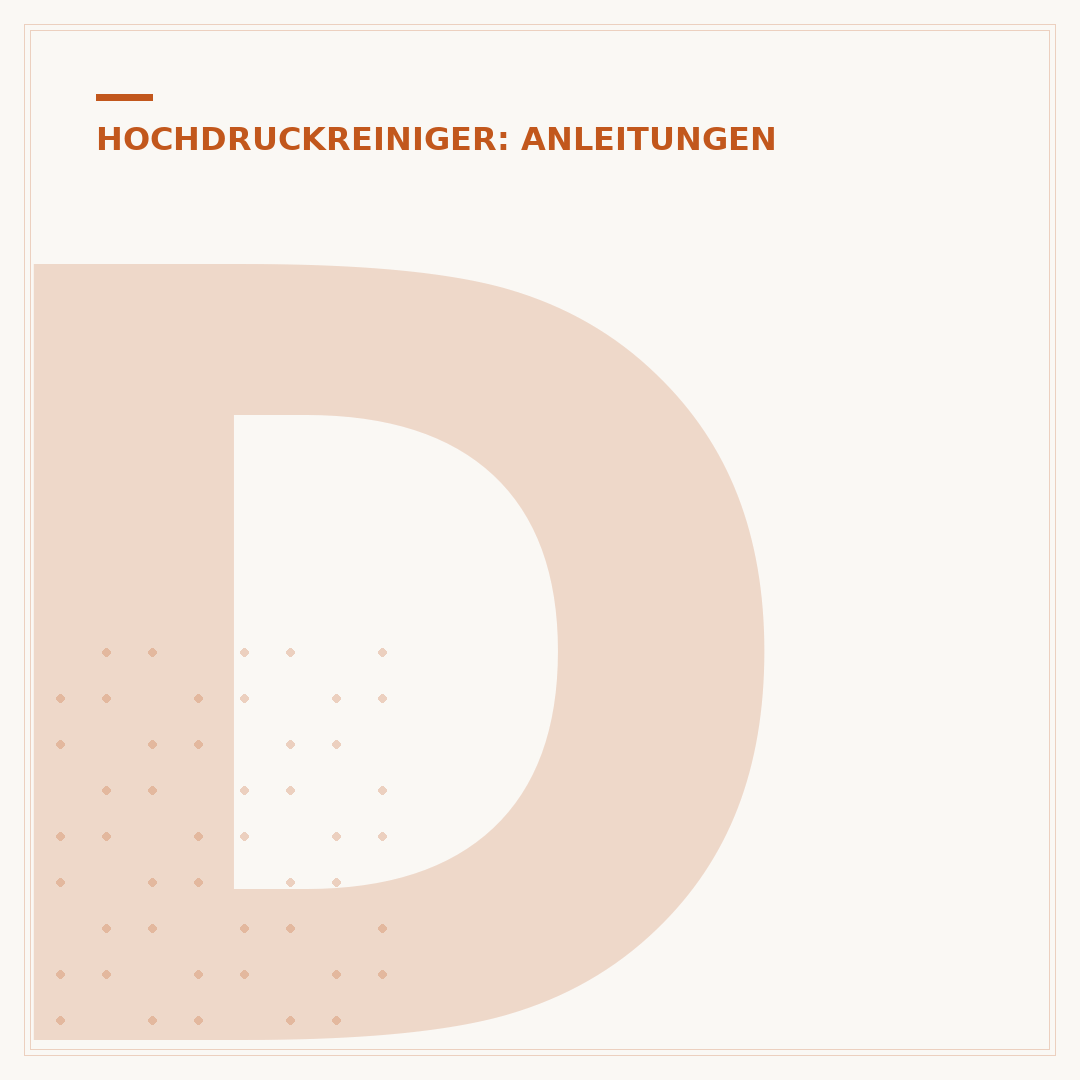 Düsen des Kärcher Hochdruckreinigers wechseln