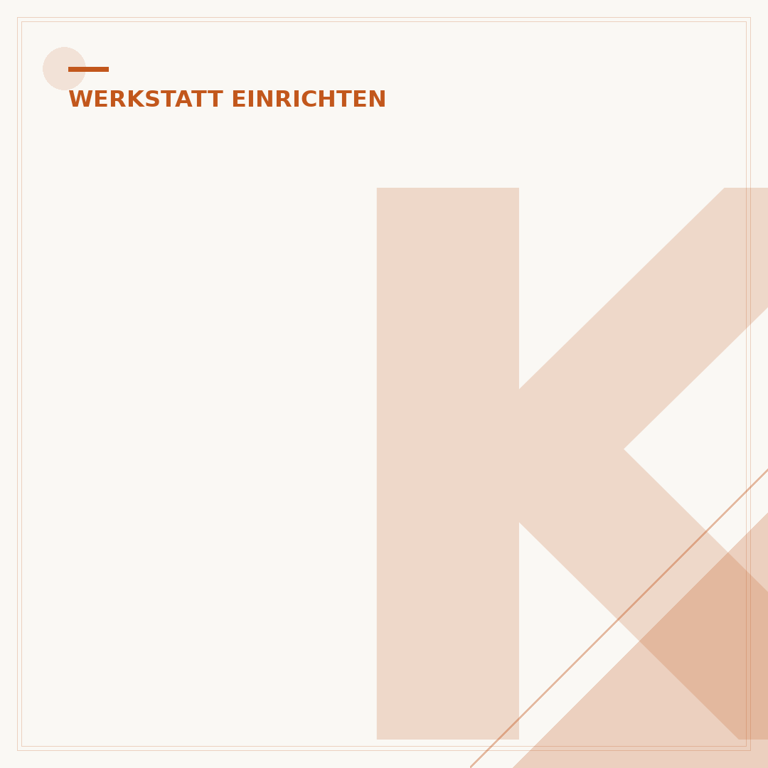 Keller Werkstatt Einrichten: Funktionalität & Organisation