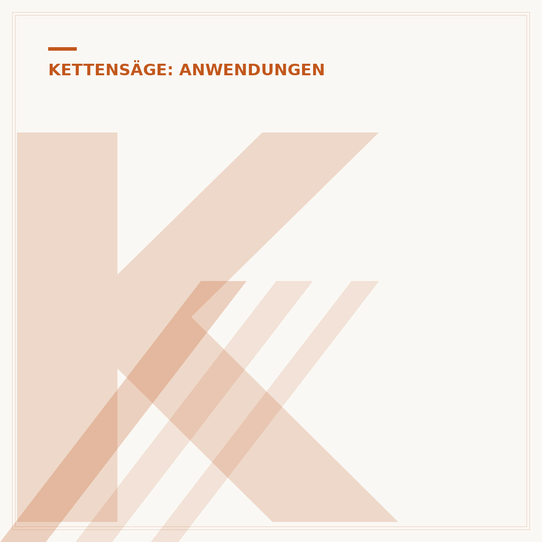 Kette der Kettensäge wählen