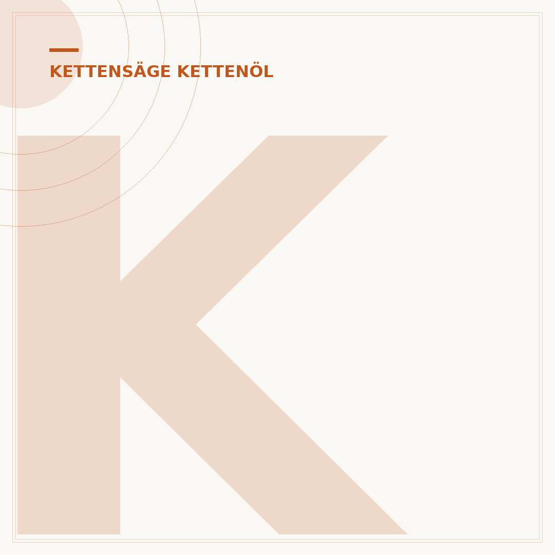 Kettensägen-Kettenöl: Wie viel Öl?