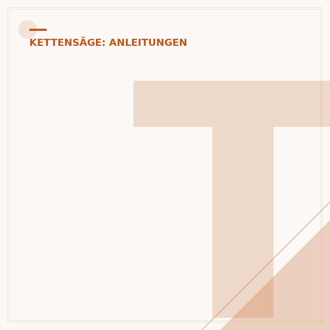 Tiefenbegrenzer der Kettensäge nach dem Schärfen