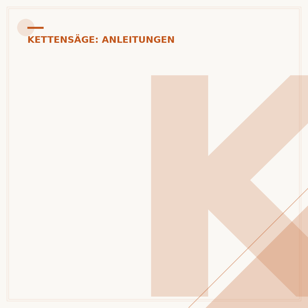 Kettensäge schärfen: Fehler vermeiden & Leistung steigern