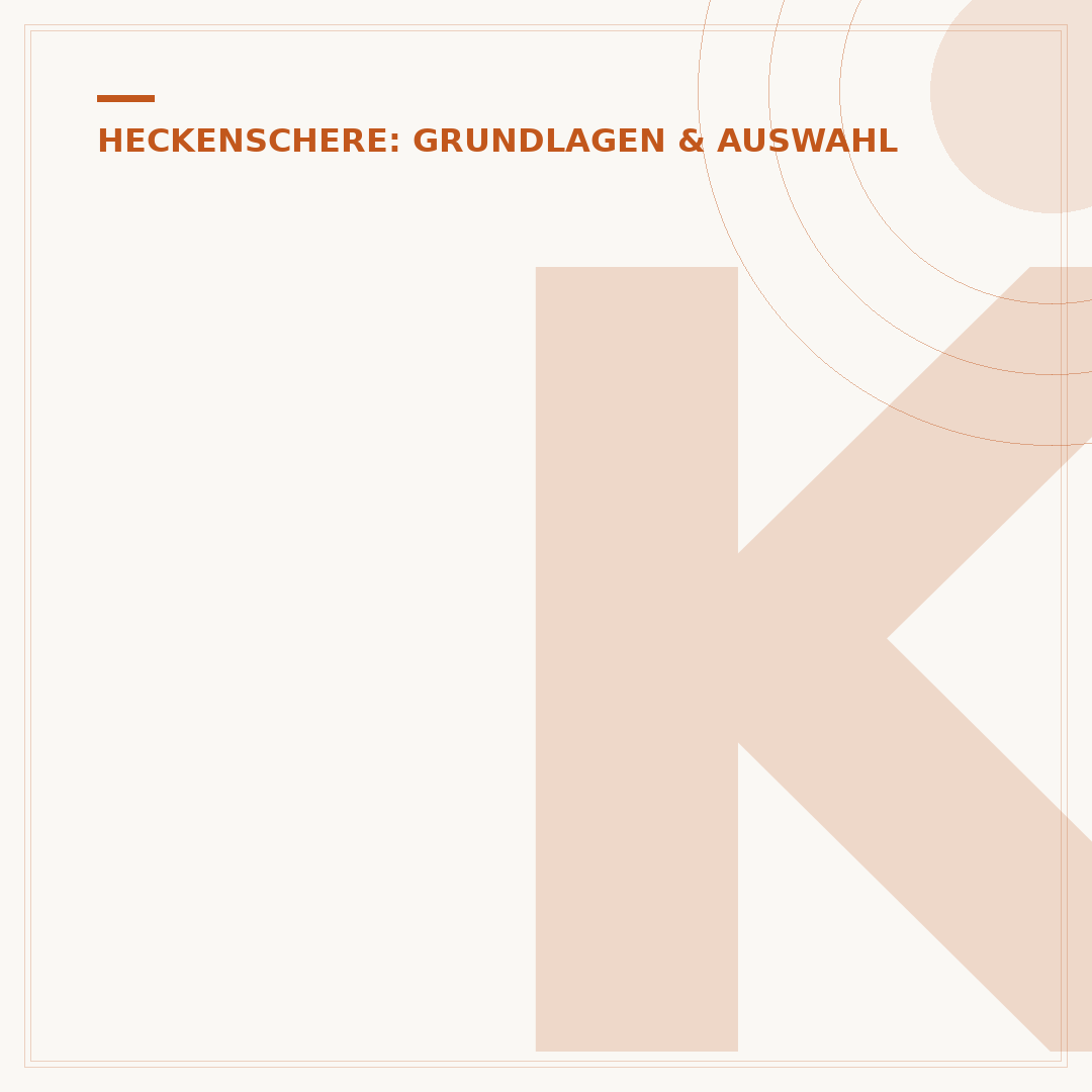 Kleine Heckenschere: Die Wahl für Präzision und Komfort