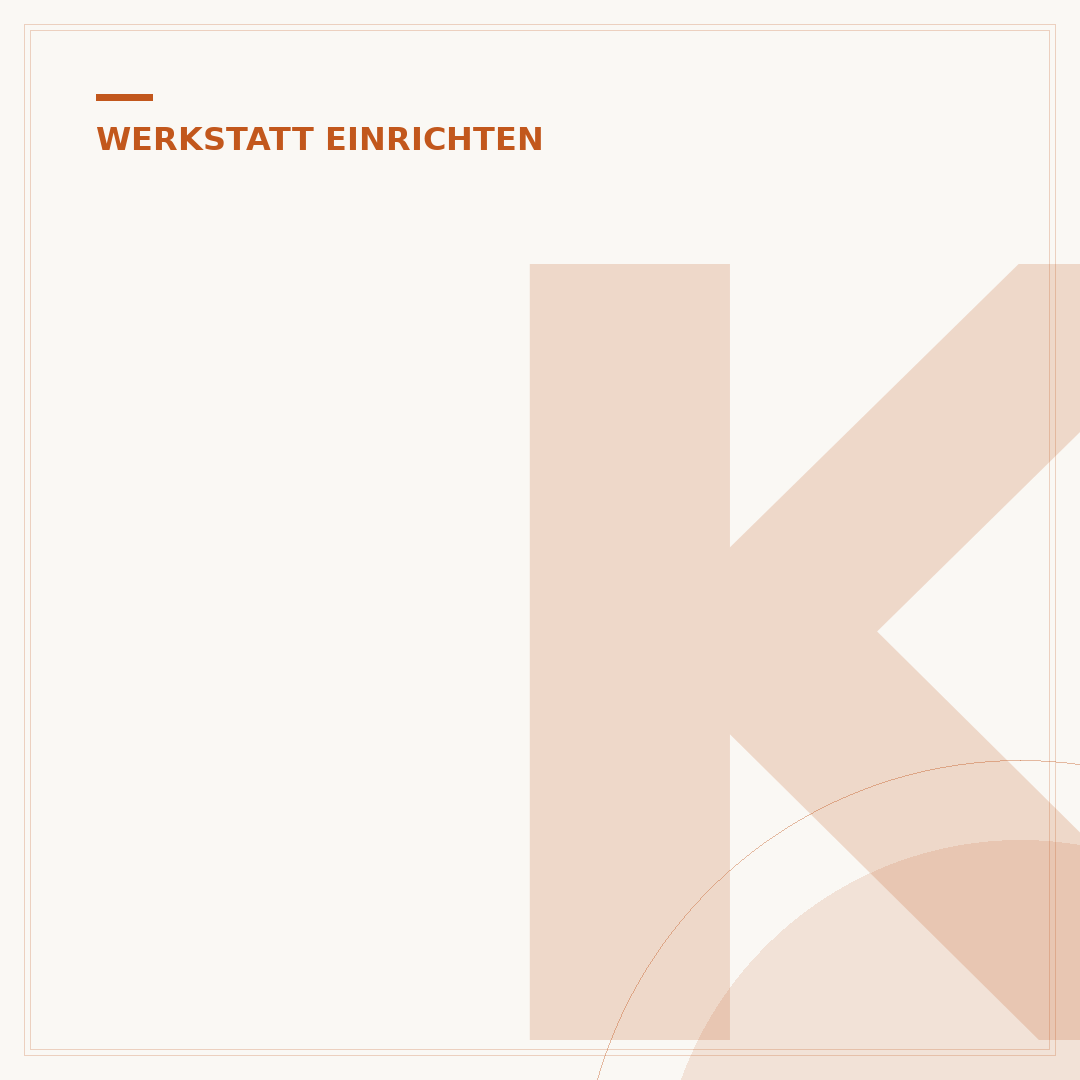 Kleine Werkstatt einrichten: Ihr umfassender Ratgeber