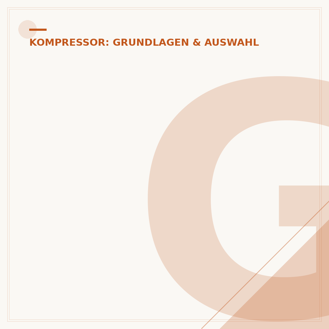 Geräusche vom Kompressor-Ansaugfilter