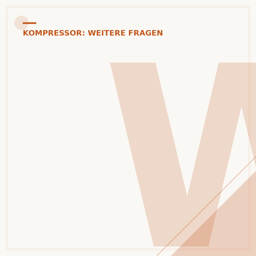 Wie oft Kompressor-Kondenswasser ablassen?