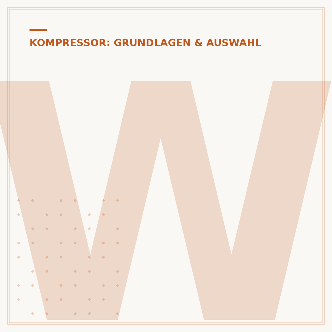 Wasserabscheider für Kompressor-Luftaufbereitung