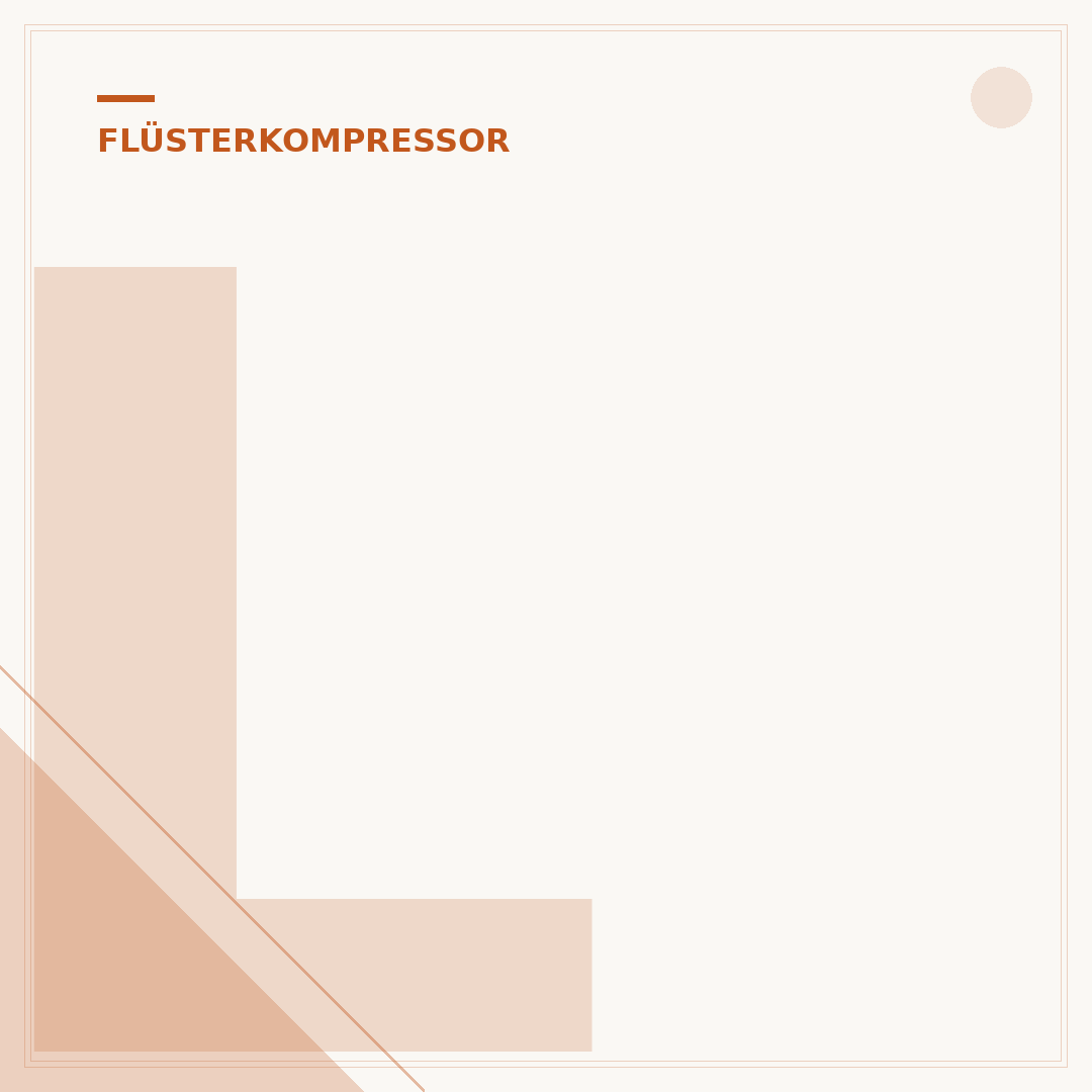 Leiser stehender Kompressor: Kaufberatung & Modelle
