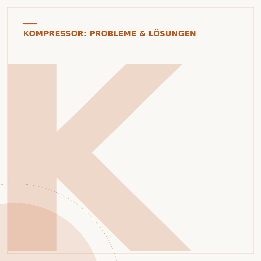 Kompressor-Verdichter überhitzt