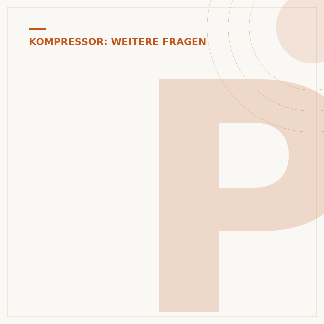 Prüfung von Kompressor und Kessel: Pflicht für Privat?