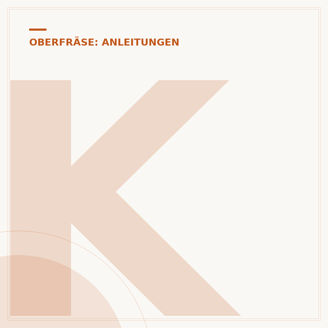 Kreis fräsen mit Oberfräse: Präzise Lösungen und Techniken