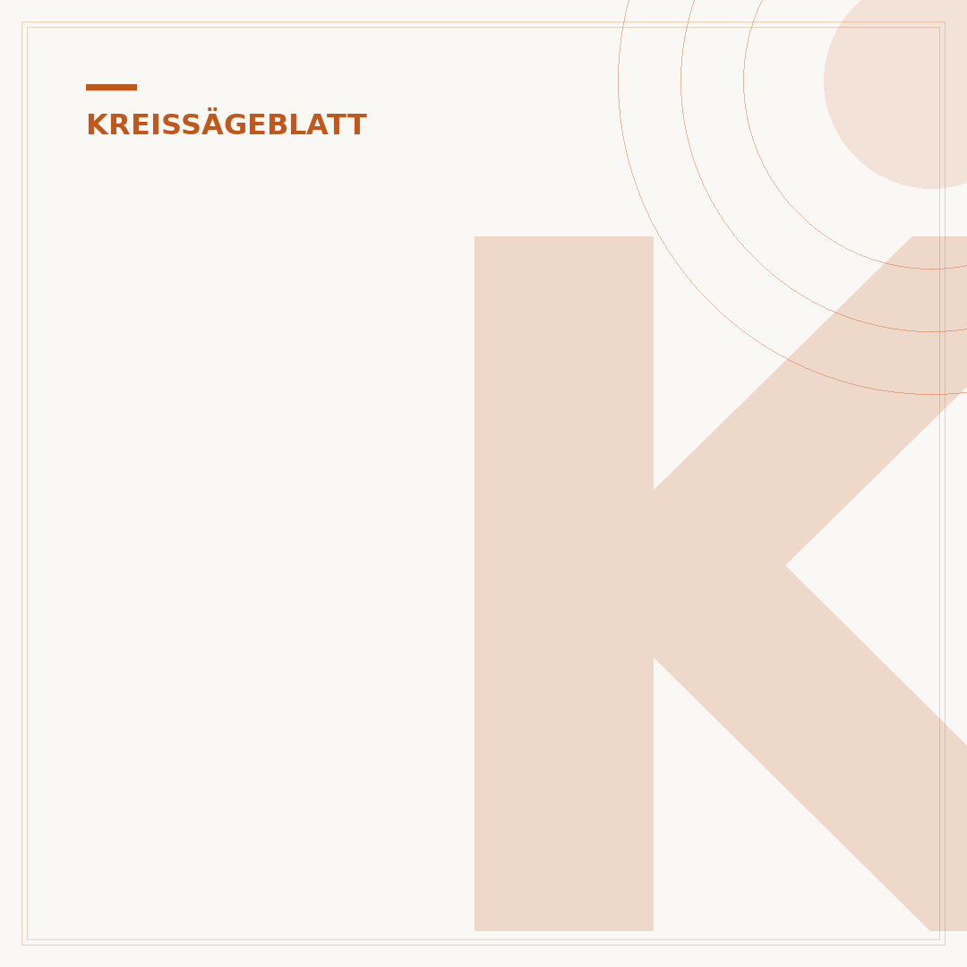 Kreissägeblatt 315x30: Auswahl, Anwendung & Leistung
