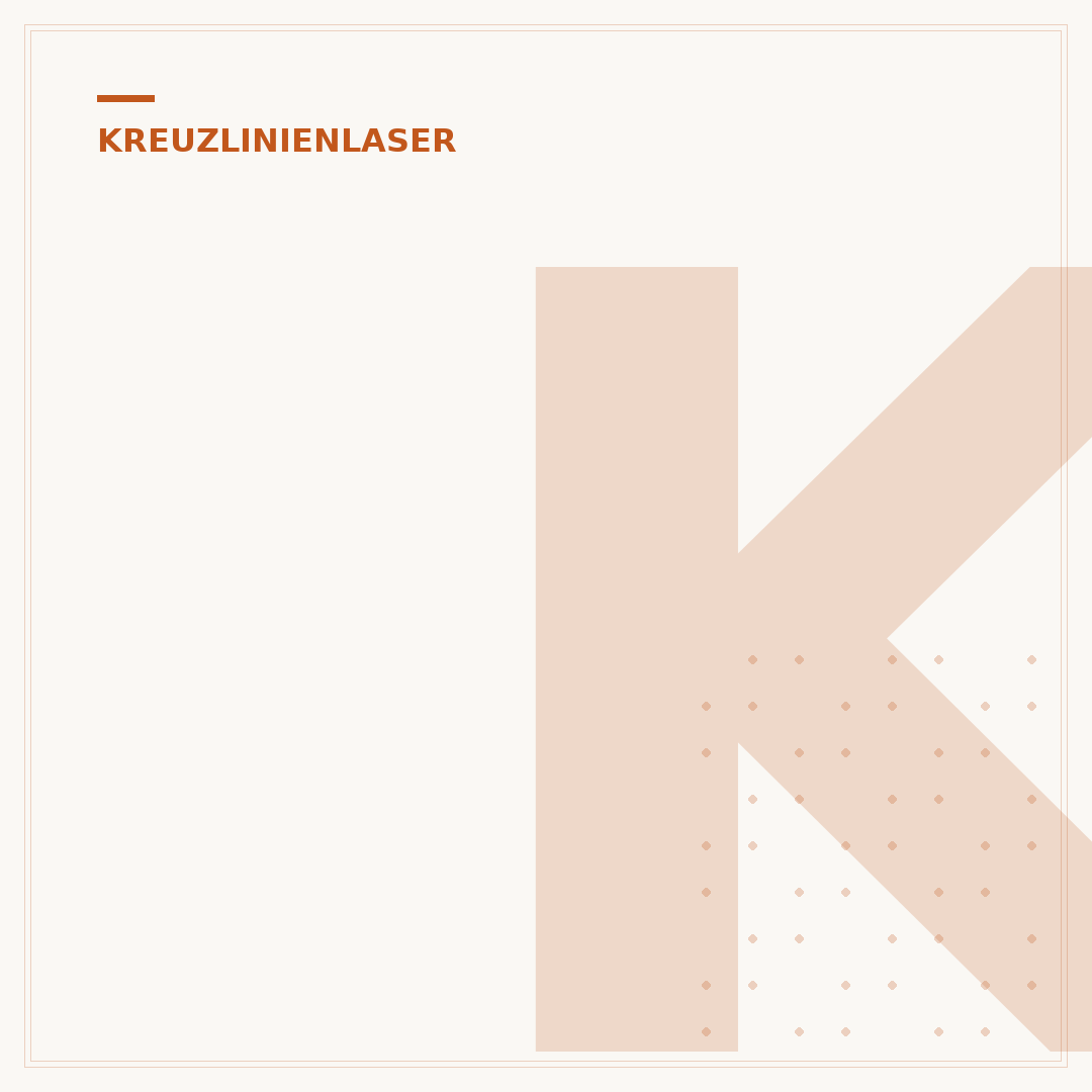 Kreuzlinienlaser 360 Grad: Präzision für Profis