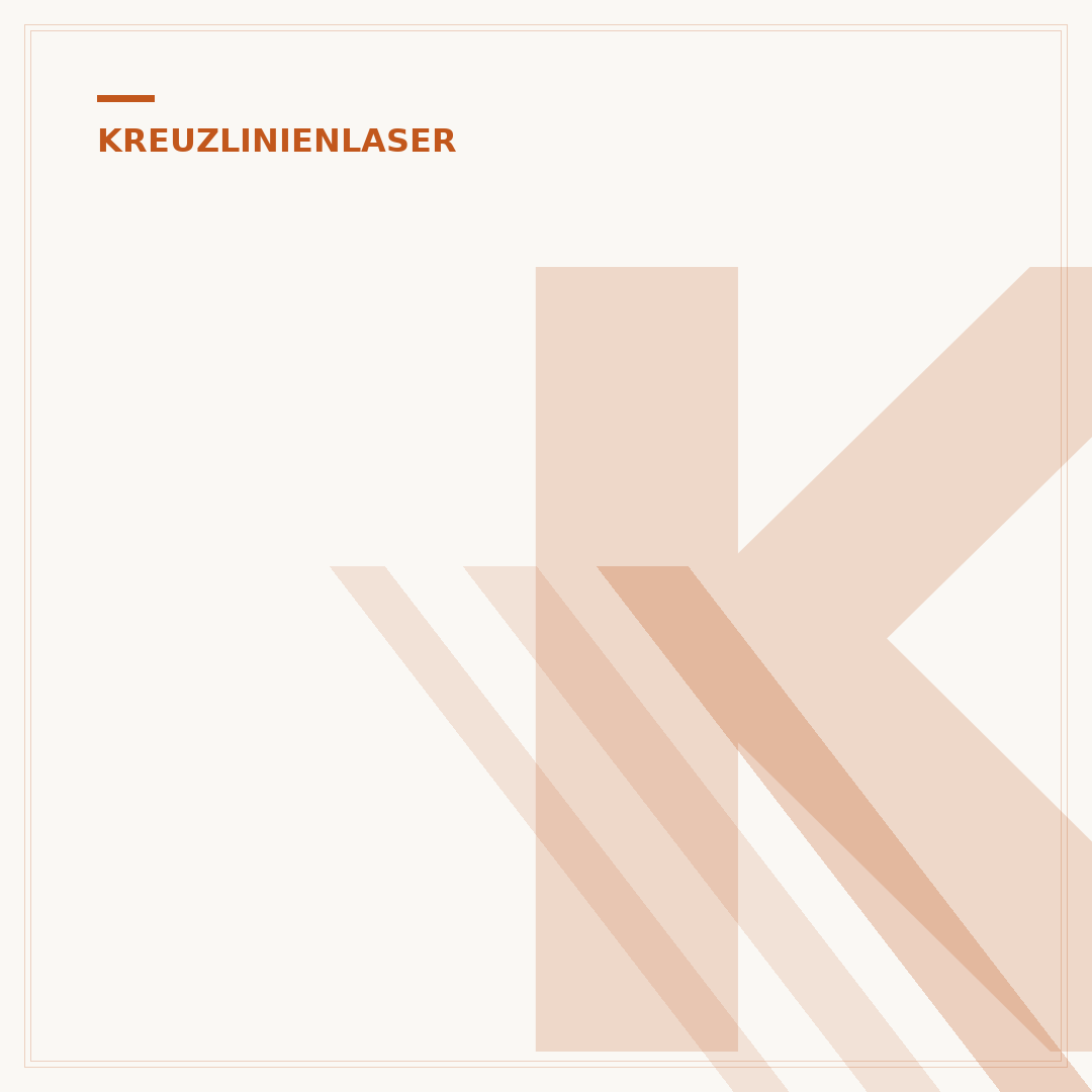 Kreuzlinienlaser: Linien im Linienmodus einzeln schalten