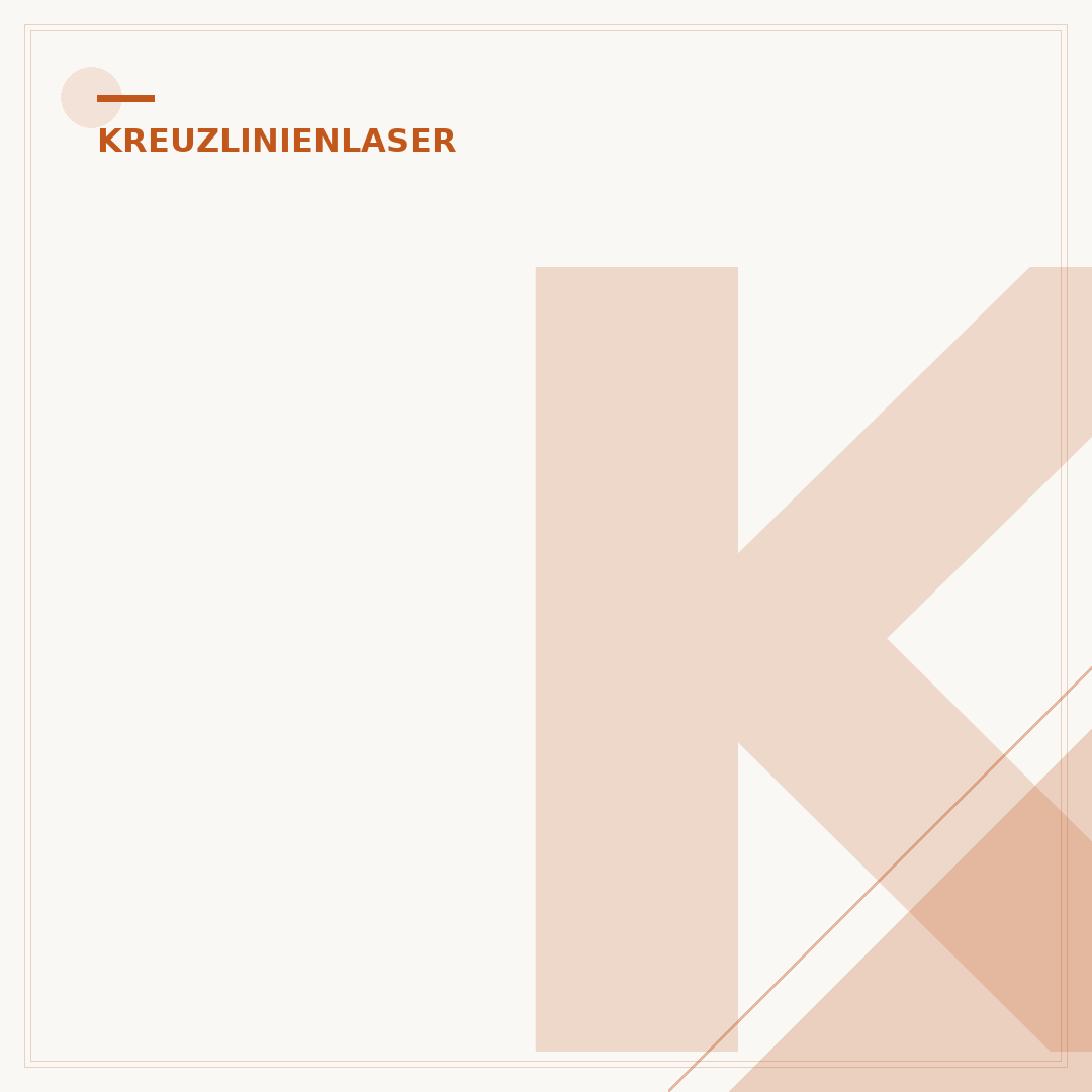 Kreuzlinienlaser: Pendel blockiert