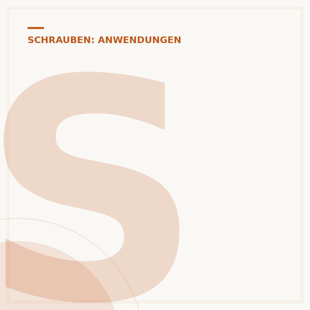 Schrauben aus Kunststoff