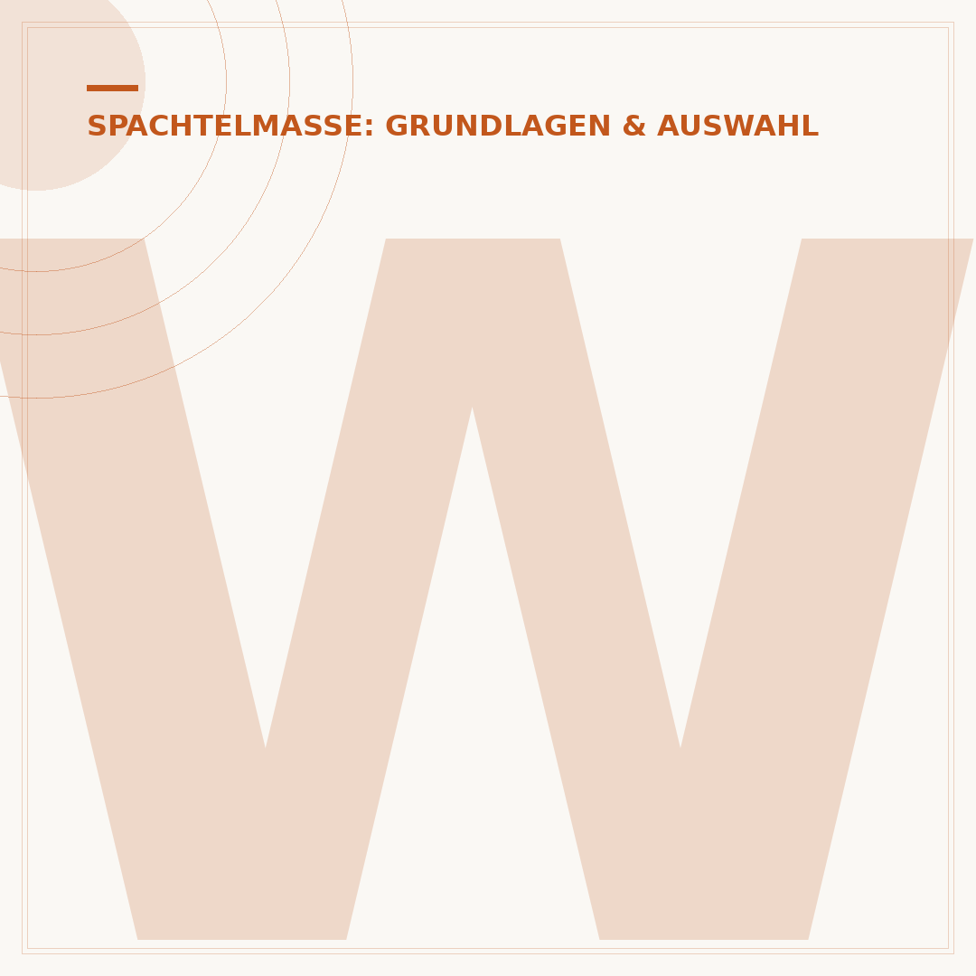 Weiße Kunststoff-Spachtelmasse