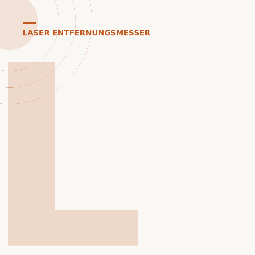 Laser-Entfernungsmesser: Optik und Linse sauber halten