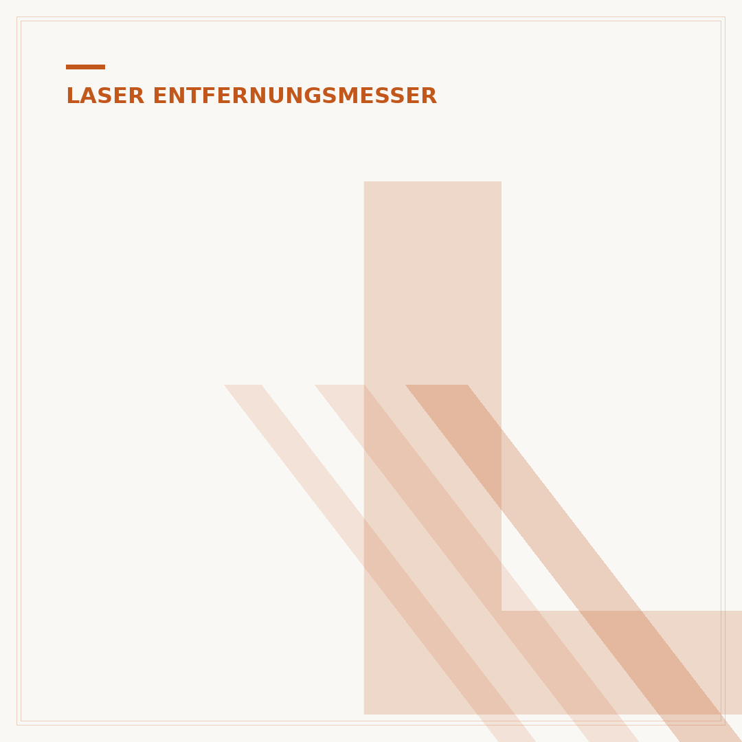 Laser Entfernungsmesser: Pythagoras & richtige Messposition
