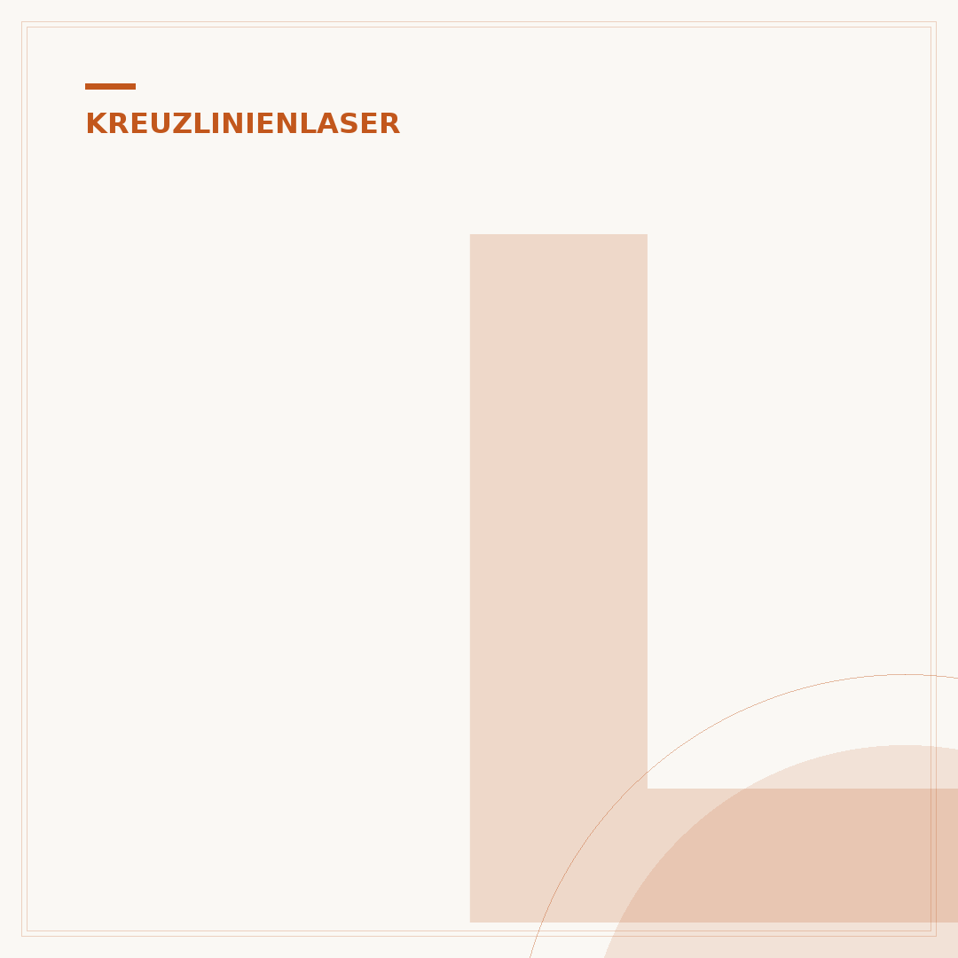 Laser Kreuzlinienlaser: Präzision für Heimwerker und Profis