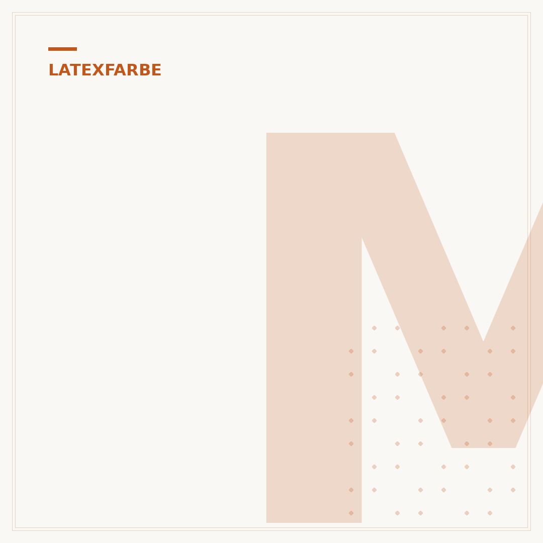 Matte Latexfarbe