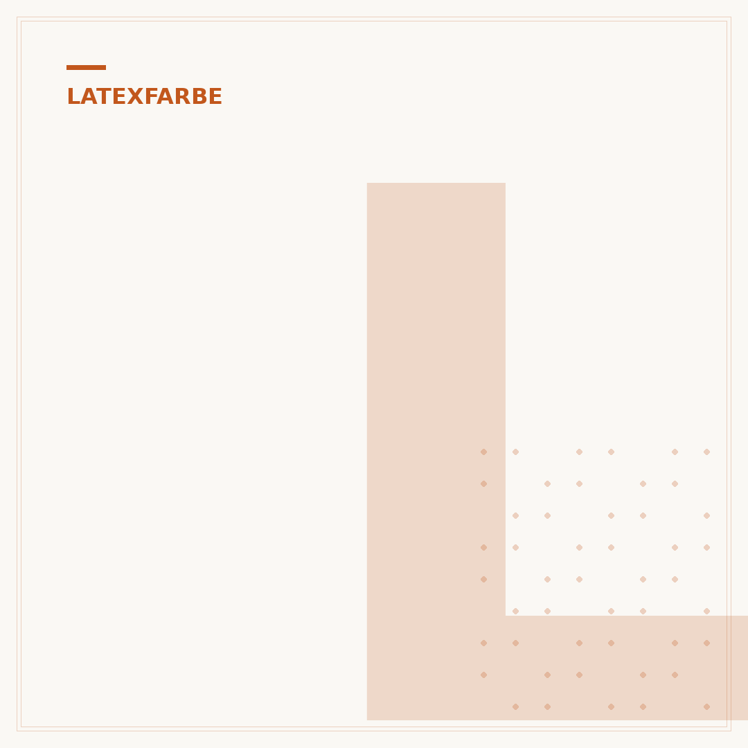 Latexfarbe für Wände