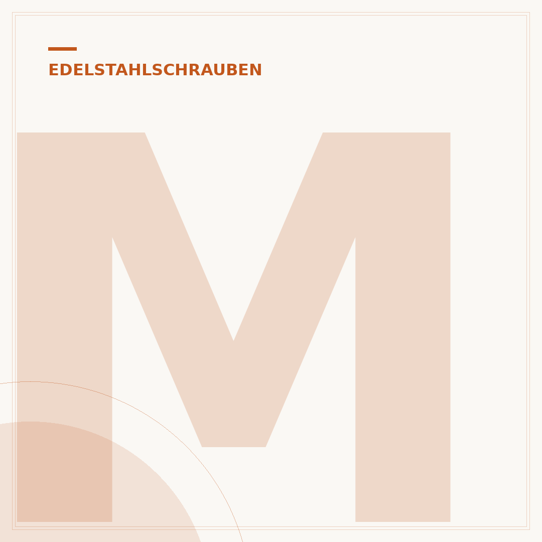 M5 Edelstahlschrauben: Material, Anwendung & Normen