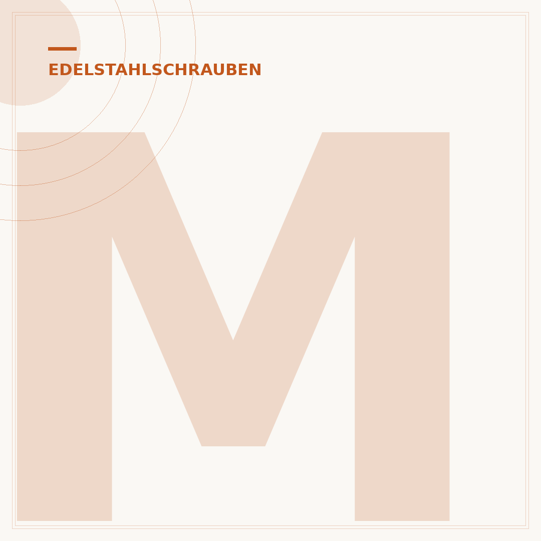 M6 Edelstahlschrauben