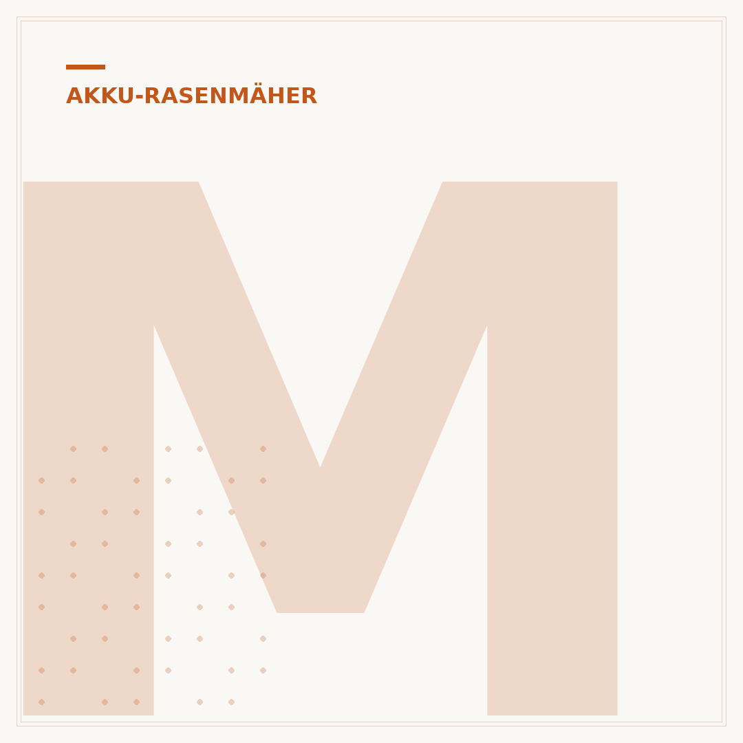 Masko Akku-Rasenmäher