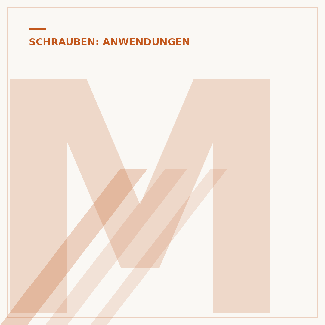 Material für Schrauben