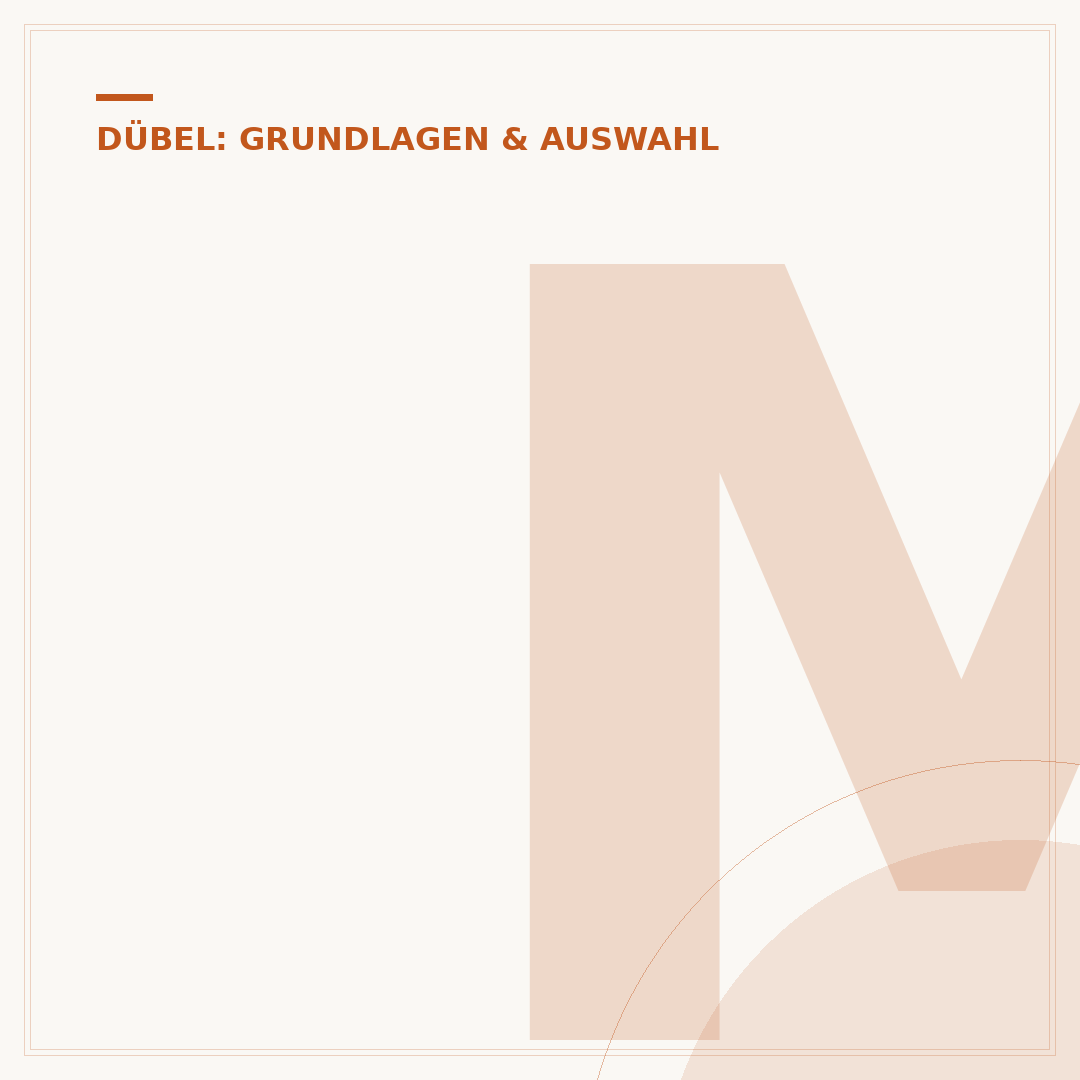 Messing-Dübel M8