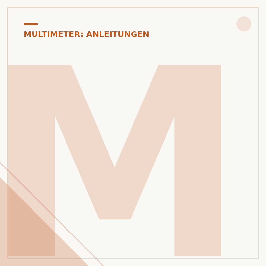 Multimeter: Batterien richtig einsetzen und messen