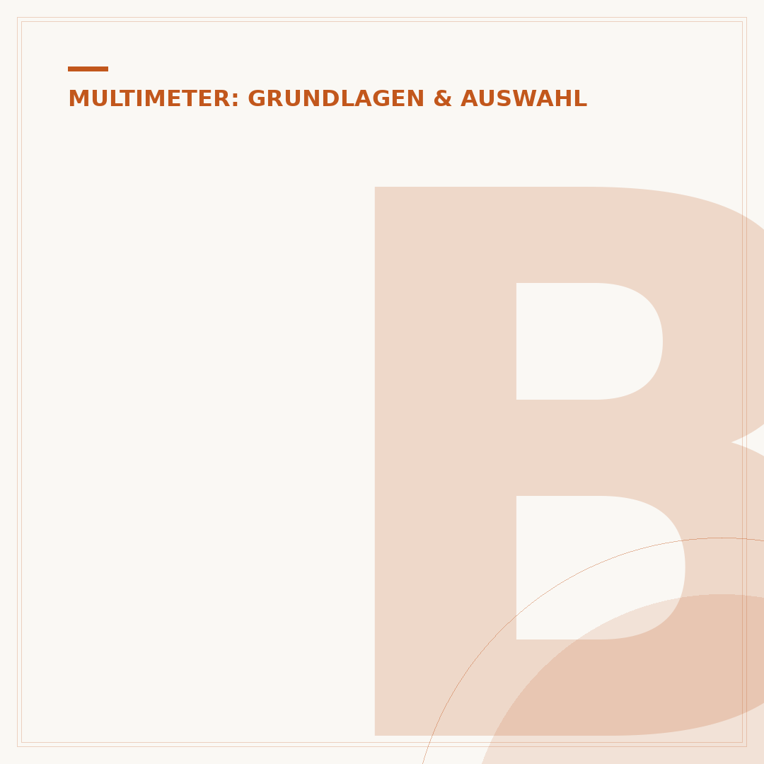 Beschriftung des Multimeters