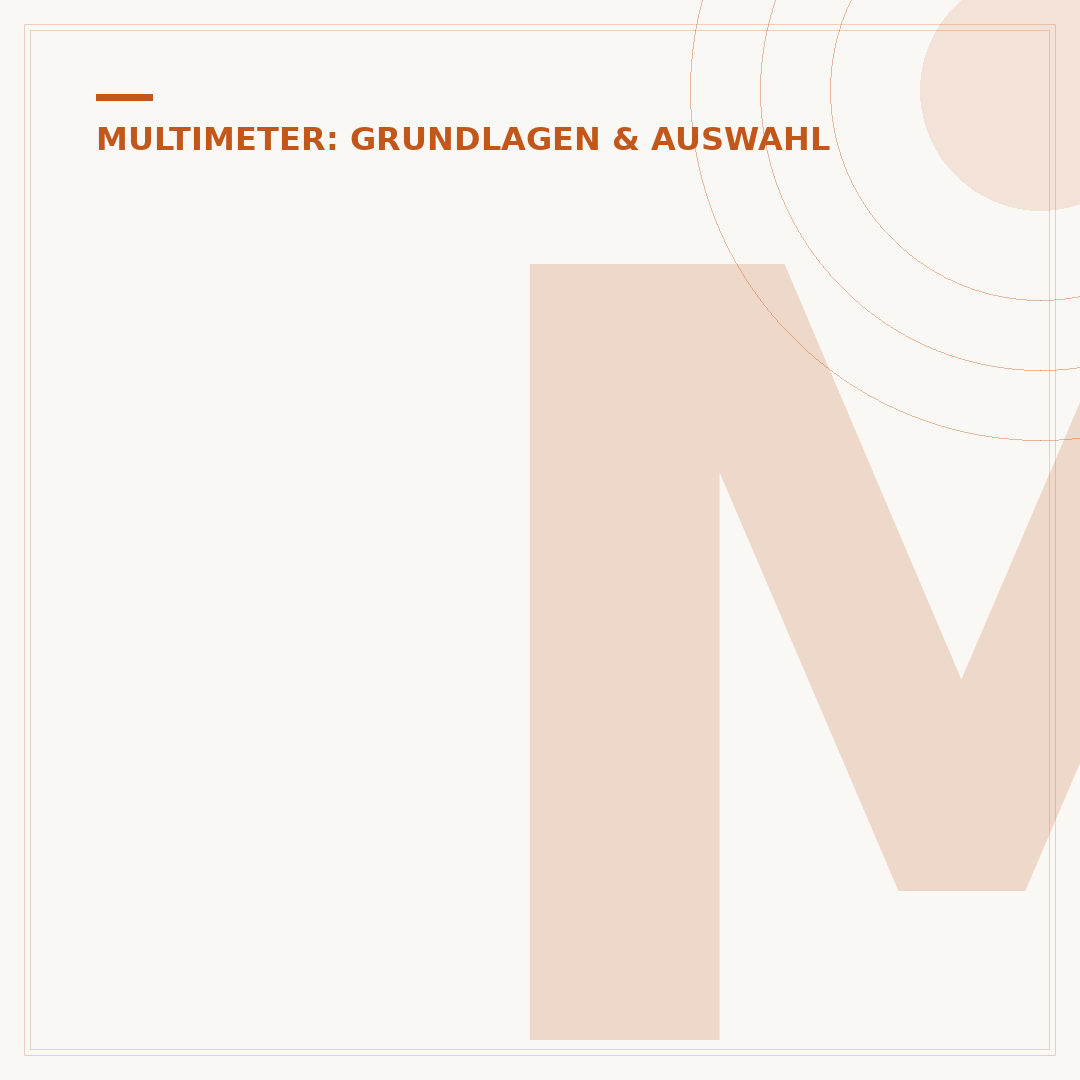 Multimeter: CAT-Kategorie-Kennzeichnung erkennen