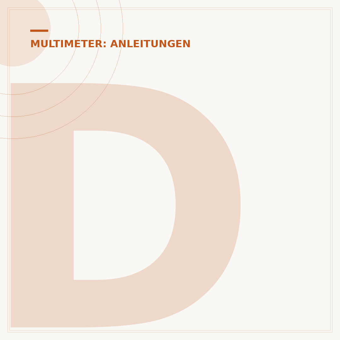 Drehschalter des Multimeters reinigen