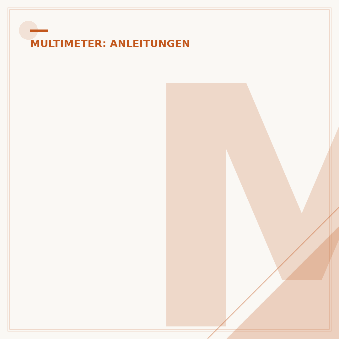 Multimeter im Haushalt einsetzen