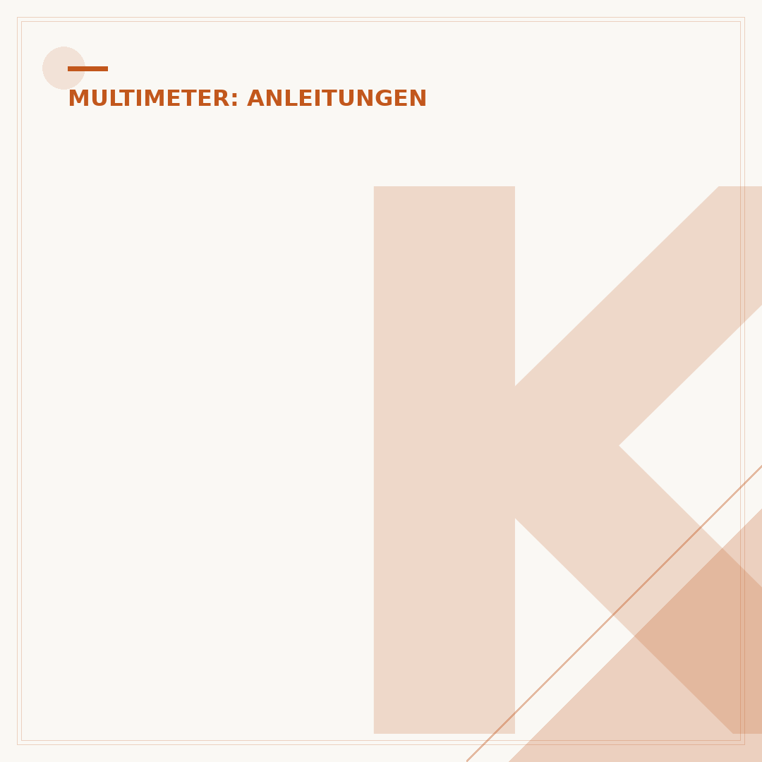 Kondensator-Kapazität mit Multimeter messen