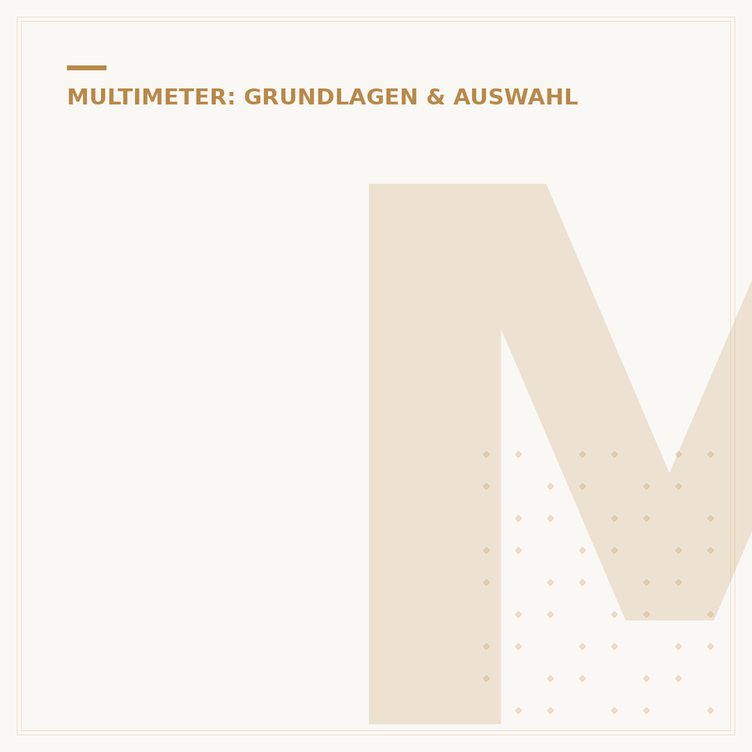Multimeter Messgerät: Auswahl, Funktion und Anwendung