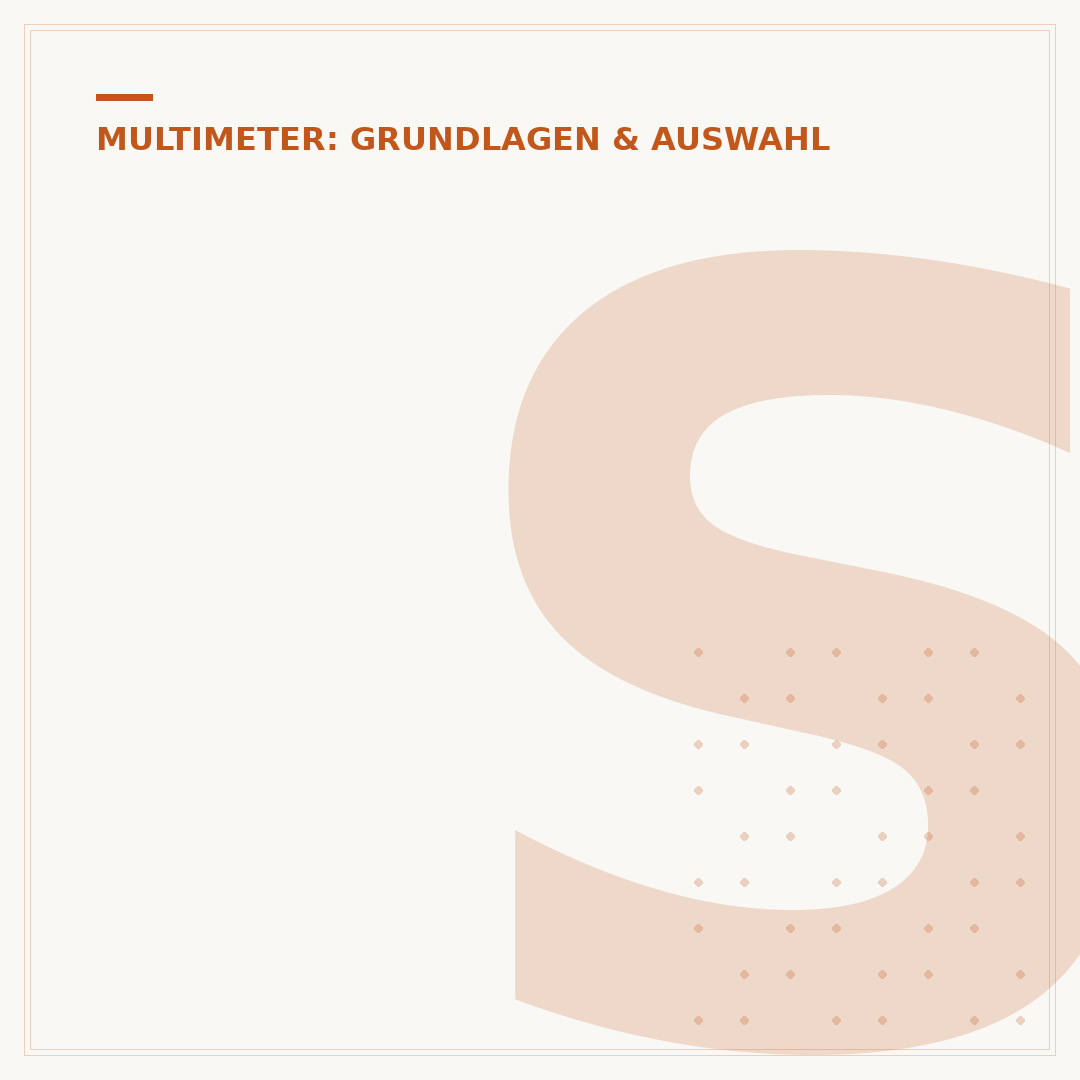 Strommessung mit Multimeter am mA-Eingang
