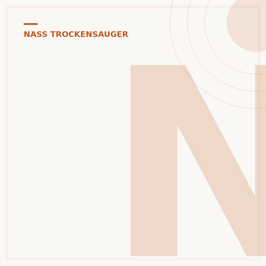 Nass-/Trockensauger selbstreinigend: Effizienz steigern
