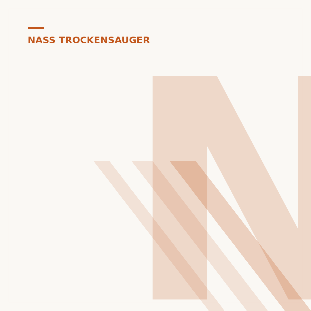 Nass-Trockensauger für Teppiche