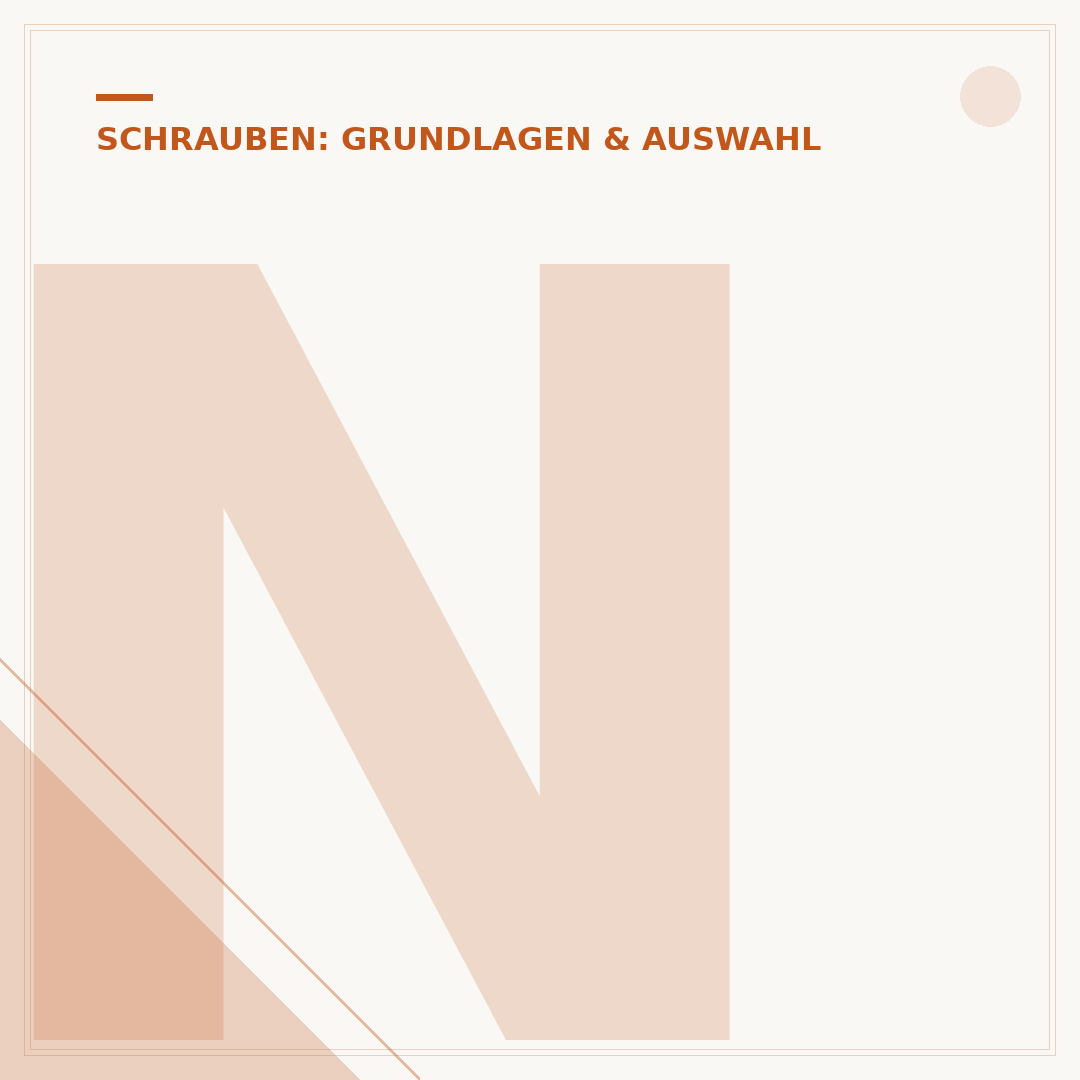 Nuss Schrauben: Typen, Auswahl und Anwendung erklärt