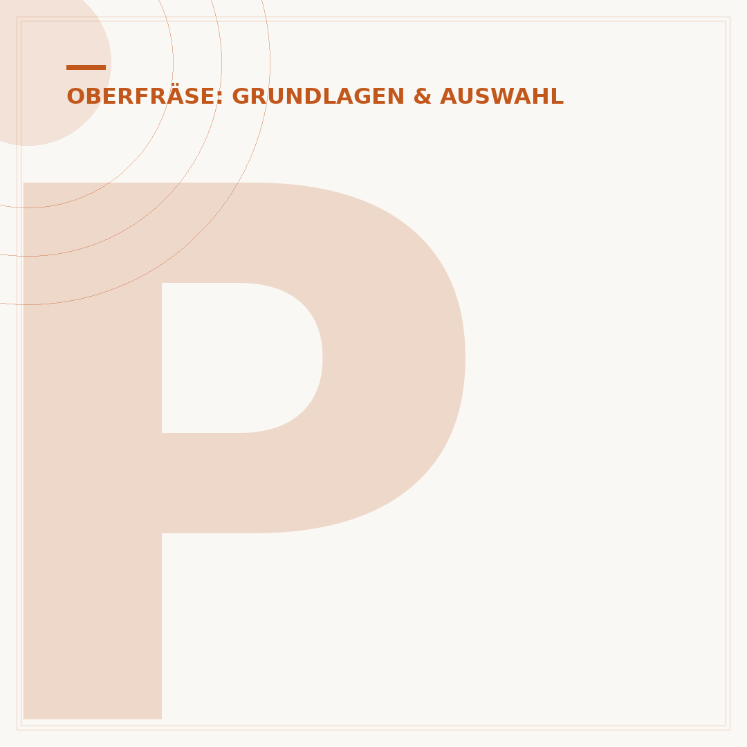 Parallelanschlag für lange Schnitte der Oberfräse