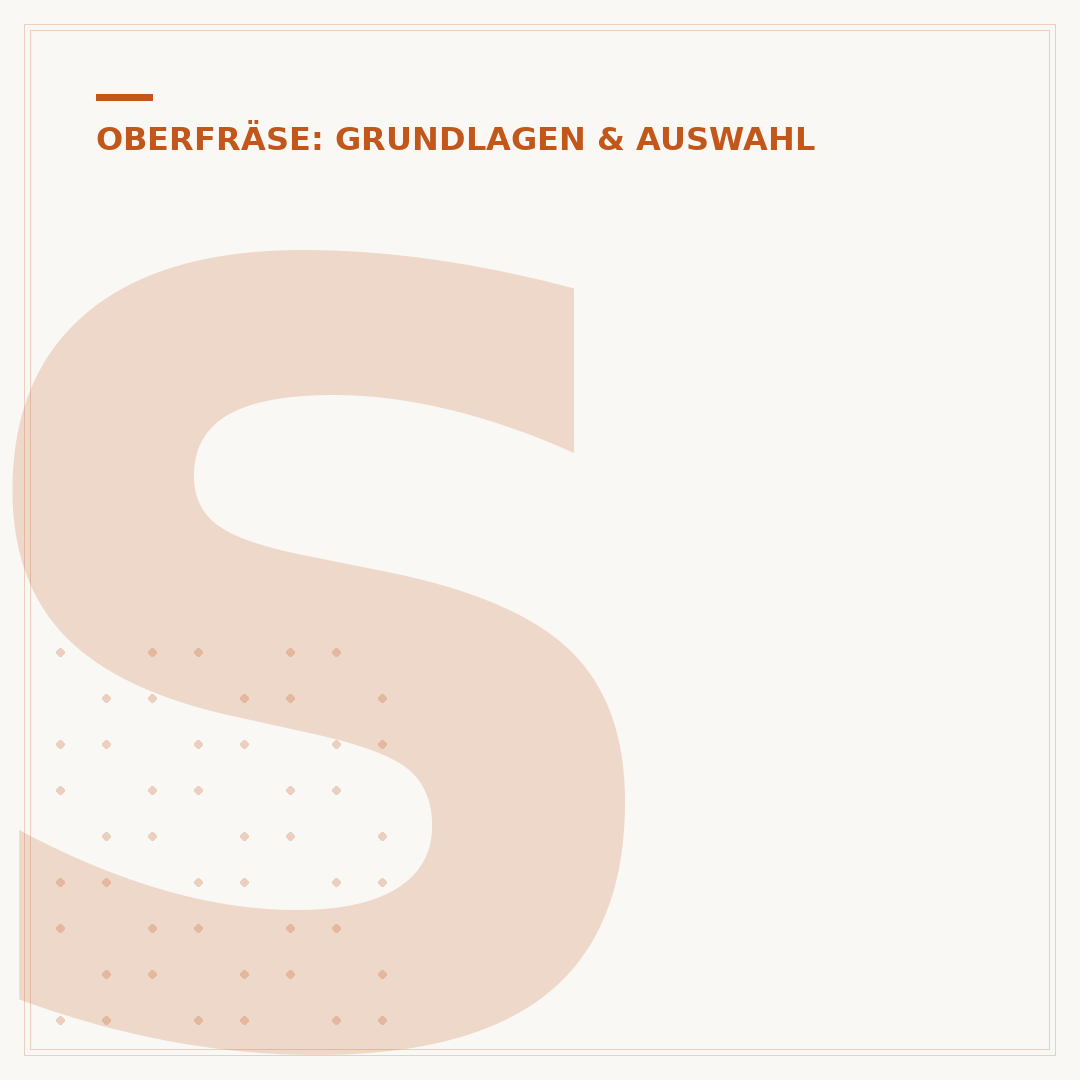 Schablonenfräsen mit Oberfräse und doppelseitigem Klebeband